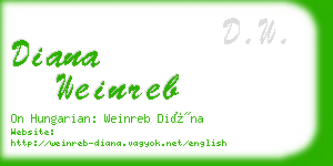 diana weinreb business card